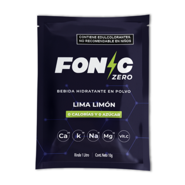 Fonic Zero Azucar Lima Limon 10g Para 1 Litro Caja 200 pzas