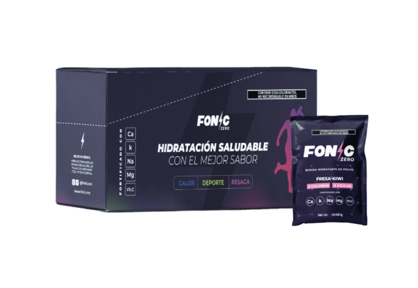 Caja de 10 pzas Fresa Kiwi Zero Azucar para 1 litro