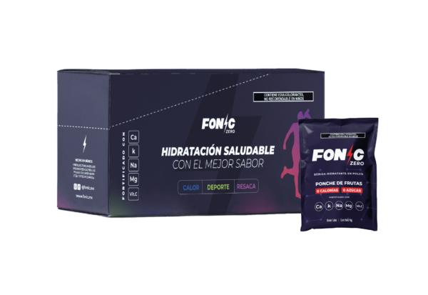 Caja de 10 pzas Ponche de Frutas Zero Azucar para 1 litro
