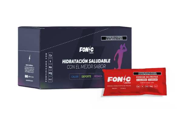 Caja de 10 pzas Ponche de Frutas Zero Azucar 500ml