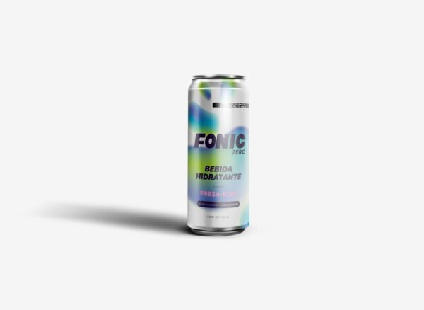 FONIC 355 ML SELTZER SIN ALCOHOL FRESA KIWI CON ELECTROLITOS CERO AZUCAR 12 PACK